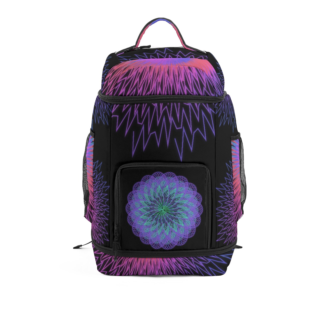 Moonflower & Squircle - All-Over Print Multifunctional Backpack