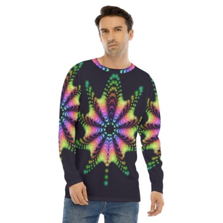All-Over Print Men's Long Sleeve T-shirt With Raglan Sleeve