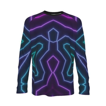 Genetic Code - All-Over Print Men's Raglan Long Sleeve T-shirt  | 190GSM Cotton