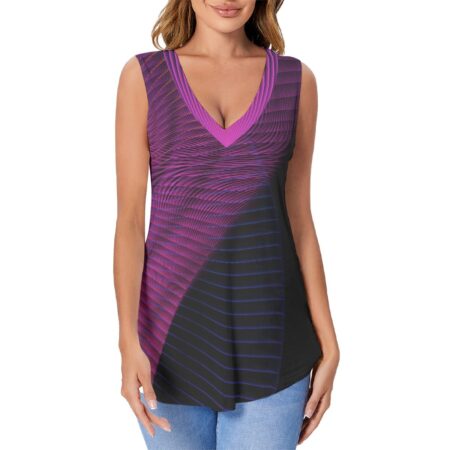 All-Over Print Women's Sports Vest|180GSM COTTON