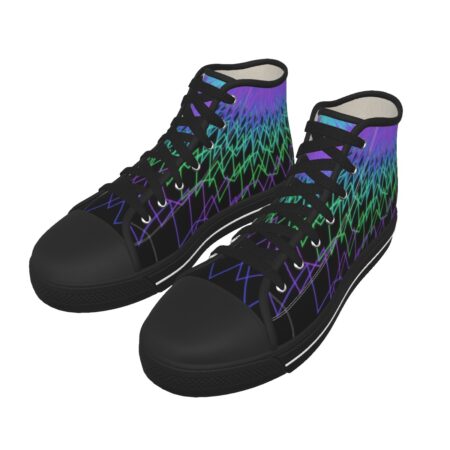 Men's Black Sole Canvas Shoes