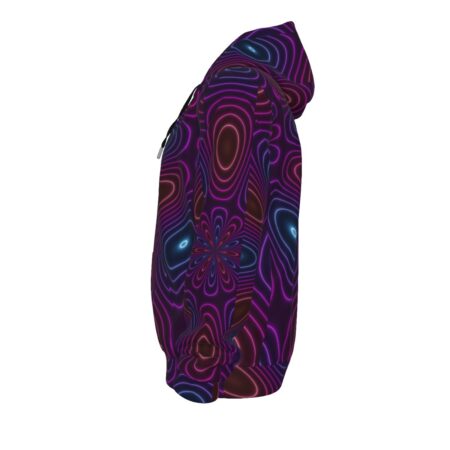 All-Over Print Unisex Pullover Hoodie With Zipper Closure | 310GSM Cotton