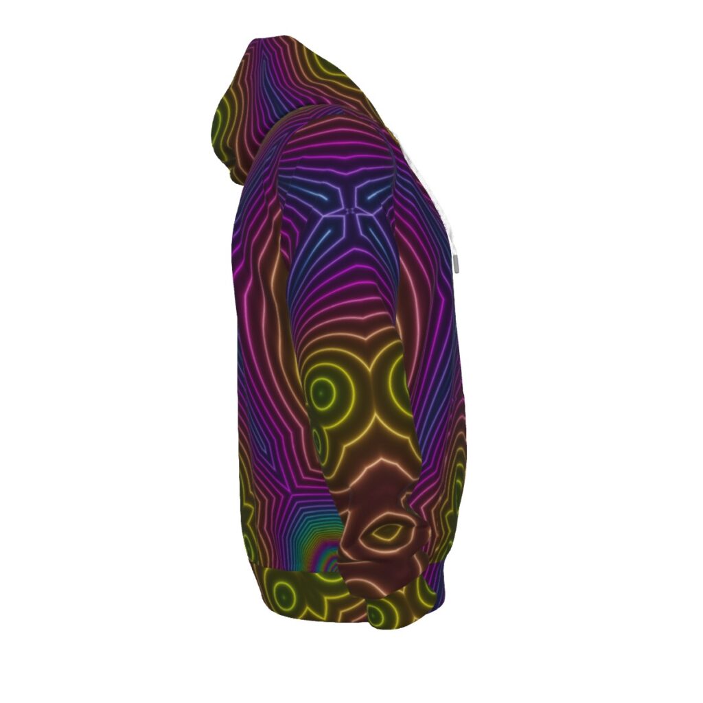 All-Over Print Unisex Pullover Hoodie With Zipper Closure | 310GSM Cotton